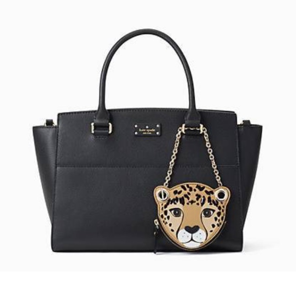 Kate Spade Leopard coin purse wristlet - Picture 8 of 8